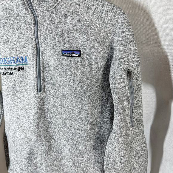 Patagonia Mass General Brigham Half Zip Sweater Size Medium - Picture 3 of 9